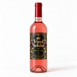 Vin roze personalizat – Vinul șefului – Respect total