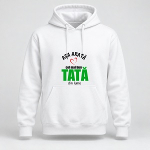 Hanorac personalizat Asa arata cel mai bun tata din lume