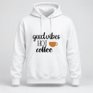 Hanorac personalizat Cafea fierbinte – ilustrație
