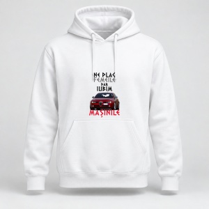 Hanorac personalizat Ne plac femeile dar iubim masinile, alfa romeo 159