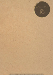 Invitație Botez B84 - Design Minimalist Hârtie Kraft Rustică