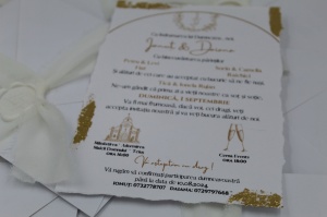 Invitație Nuntă "Fundiță Albă" - Img 2