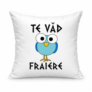 Pernă personalizată Te vad fraiere