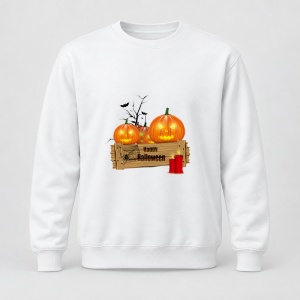 Pulover personalizat Happy Halloween pumpkin