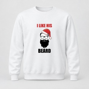 Pulover personalizat I like his beard