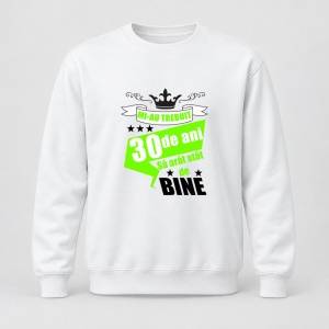 Pulover personalizat Mi au trebuit 30 de ani sa arat atat de bine, model verde