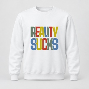 Pulover personalizat Reality suckss