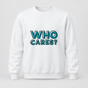 Pulover personalizat Who cares