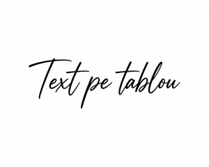 Text pe tablou