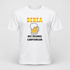 Tricou personalizat Berea, mic dejunul campionilor
