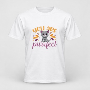 Tricou personalizat You are purrfect cat