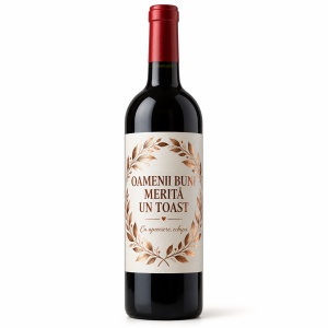 Vin personalizat – Oamenii buni merită un toast