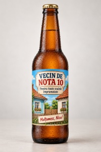 Bere personalizată – Vecin de nota 10 – Pentru toate sculele împrumutate – 330 ml