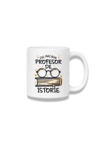 Cană ceramică 380 ml – Cel mai bun profesor de istorie