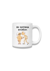 Cană ceramică 380 ml – Ne susținem reciproc – cuplu