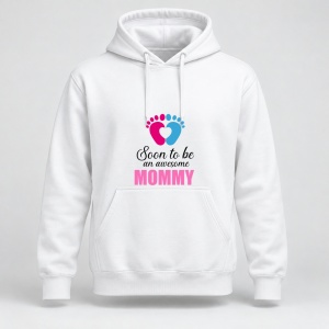 Hanorac personalizat Soon to be an awesome Mommy