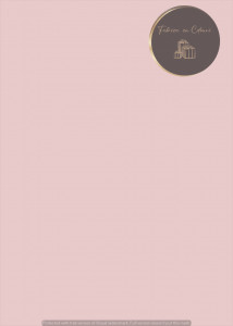 Invitație Botez B85 - Design Minimalist Roz Pudră Delicat