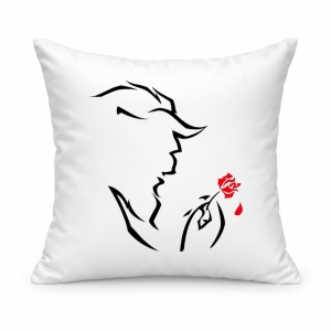 Pernă personalizată Beauty and the Beast