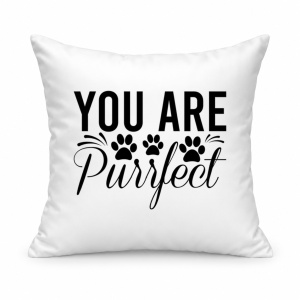 Pernă personalizată You are purrfect