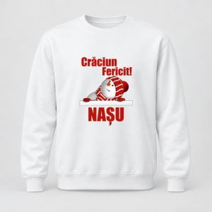 Pulover personalizat Craciun fericit nasu, model 3