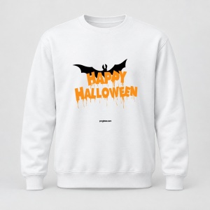 Pulover personalizat Happy Halloween Bat