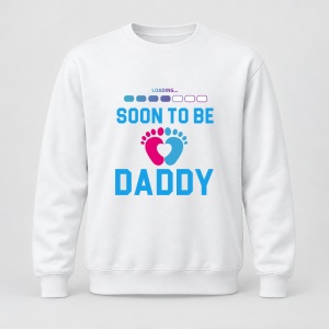 Pulover personalizat Loading...soon to be daddy