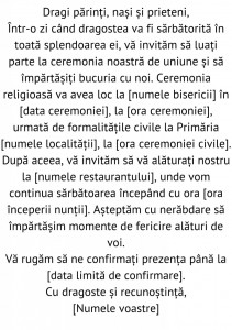 Text nuntă 9