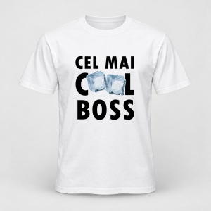 Tricou personalizat Cel mai cool boss