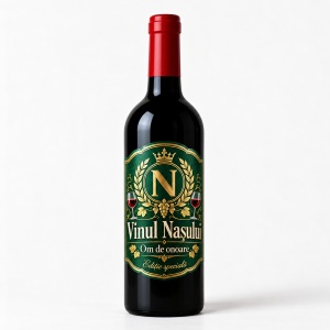 Vin personalizat – Vinul nașului – Om de onoare