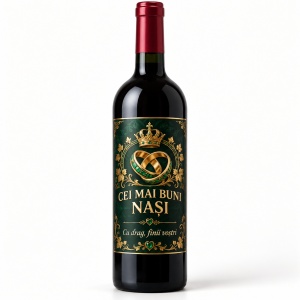 Vin personalizat pentru nași – Cei mai buni nași