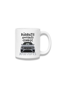 Cană ceramică 380 ml – Bărbații adevărați conduc – Mercedes
