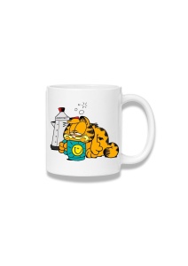 Cană ceramică 380 ml – Garfield cu cafea