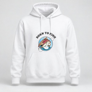 Hanorac personalizat Born to fish