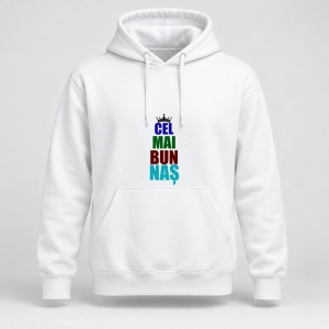 Hanorac personalizat Cel mai bun nas, coroana multicolor
