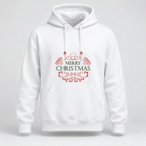 Hanorac personalizat Merry Christmas shape