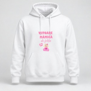 Hanorac personalizat Viitoare mamica de fetita
