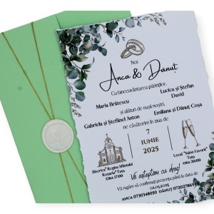 invitatie-nunta-cu-decor-floral-si-sigiliu