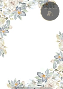 Invitație nuntă florală pastel