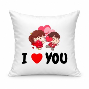 Pernă personalizată i love you lovers