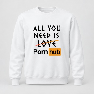 Pulover personalizat All you need is love