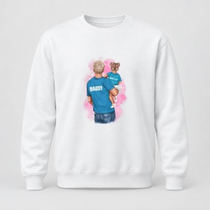 Pulover personalizat Băiat cu flori