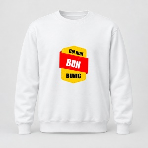 Pulover personalizat Cel mai bun bunic, galben