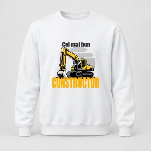 Pulover personalizat Cel mai bun constructor