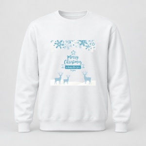 Pulover personalizat Merry christmas & happy new year to you