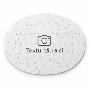Puzzle oval personalizat cu fotografia ta
