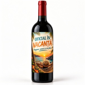 Vin personalizat – Oficial în vacanță