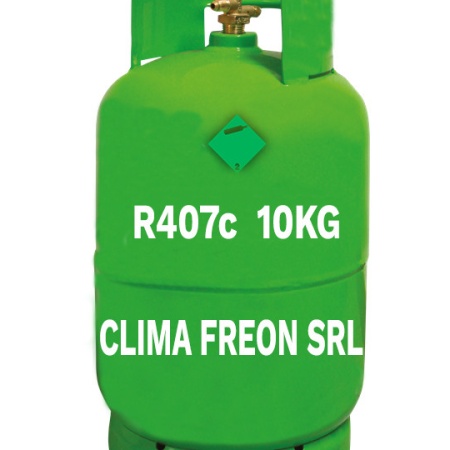 Freon R407c 10 kg cu butelie inclusa (Vânzare doar cu Certificat AGFR)