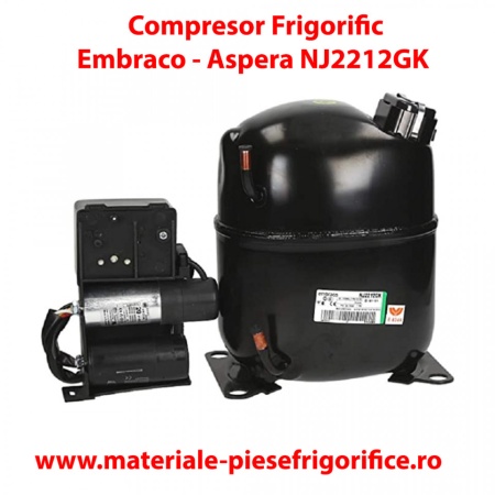 Compresor frigorific Embraco Aspera NJ2212GK | NJ 2212 GK | R404A - R507A | 220-240V / 1 / 50Hz