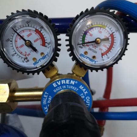 Statia profesionala de sudura 9Kg cu butelie de oxigen si gaz