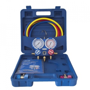 Trusa baterie manometre VMG-2-R134a-B destinat autovehiculelor. Agent Frigorific R134a